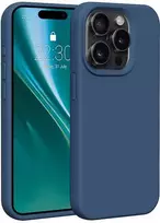Dėklas Telforceone Etteri Silicone Apple iPhone 15 Pro 6,1' mėlynos spalvos