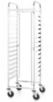 Transporto vežimėlis maitinimo padėklų transportavimui 15x 600x400 mm Kitchen Line - Hendi 813287