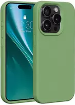 Dėklas Telforceone Etteri Silicone Apple iPhone 15 Pro 6,1' šviesiai žalios spalvos