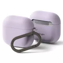 Apple AirPods 4 Ringke silikoninis dėklas jūsų ausinėms violetinės spalvos