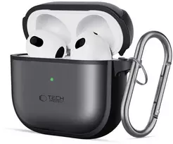 Apple AirPods 4 Tech-Protect Magmat dėklas jūsų ausinėms juodos spalvos
