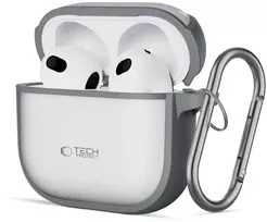 Apple AirPods 4 Tech-Protect Magmat dėklas jūsų ausinėms pilkos spalvos