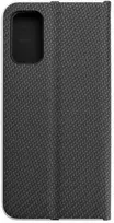 Dėklas Forcell Oem LUNA Book Carbon skirtas Xiaomi Redmi Note 10 5G / Poco M3 Pro / Poco M3 Pro 5G juodos spalvos