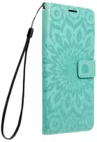 Forcell Oem MEZZO Book dėklas skirtas Xiaomi Redmi Note 10 Pro mandala žalios spalvos