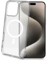 Celly „Gelskinmag TPU“ dėklas, suderinamas su „MagSafe“, iPhone 16 Pro Max, skaidrus