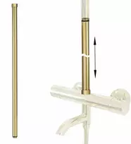 rea Vonios / dušo rinkinio prailginimas GOLD BRUSH 60cm