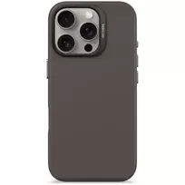 Dėklas Decoded Dekoduotas antimikrobinis silikoninis dangtelis MagSafe Apple iPhone 16 Pro – tamsiai ruda
