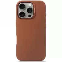 Decoded Leather Backcover MagSafe Apple iPhone 16 Pro - dėklas telefonui rudos spalvos