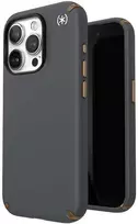 Speck Presidio2 Pro Magsafe – iPhone 15 Pro dėklas (anglies pilkas / šalta bronzinė / balta)