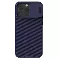 Nillkin CamShield Pro PC+TPU dėklas telefonui Apple iPhone 15 Pro Max violetinės spalvos