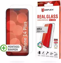 DISPLEX Real Glass + dėklas Apple iPhone 14 Plus