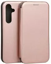 Beline Book Magnetic Samsung Galaxy S24 FE dėklas telefonui rožinio aukso spalvos