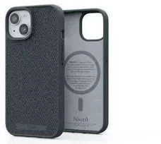 Dėklas Njord Fabric MagSafe Cover Apple iPhone 15 Pro Max, tamsios pilkos