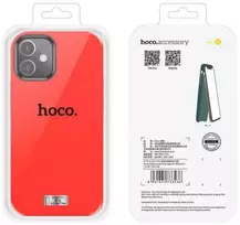 Dėklas "Hoco Pure Series" skirtas iPhone 12 Mini raudonas