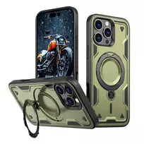 Hurtel Hybrid Armor Trendy MagSafe Apple iPhone 16 Pro Max – dėklas telefonui žalios spalvos