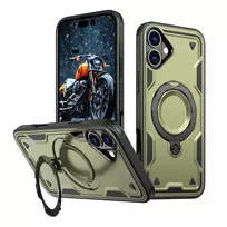 Hurtel Hybrid Armor Trendy MagSafe Apple iPhone 16 – dėklas telefonui žalios spalvos