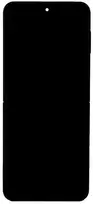 LCD ekranas + lietimui jautrus skydelis + priekinis dangtelis Samsung F731 Galaxy Z Flip 5 5G pilkas (pakeitimo paketas)