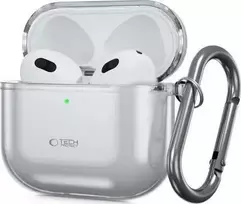 Dėklas Tech-Protect FlexAir Apple AirPods 4 – pilkos spalvos