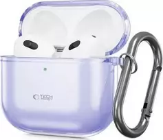 Dėklas Tech-Protect FlexAir Apple AirPods 4 – violetinės spalvos