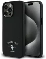 Us Polo Assn US Polo USHCP15XPARK Apple iPhone 15 Pro Max 6,7" dėklas telefonui juodos spalvos Printed DH Logo