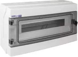 Elektro Plast Modulinis hermetinis skirstomasis skydas (500V AC, 1000V DC) 1x18 ant paviršiaus montuojamas (N+PE) IP65 RH-18