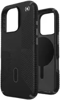 Speck Presidio2 Grip ClickLock & MagSafe – dėklas, skirtas iPhone 16 Pro (juodas / šiferio pilkas / baltas)