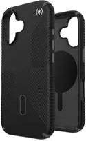 Speck Presidio2 Grip ClickLock & MagSafe – dėklas, skirtas iPhone 16 (juodas / šiferio pilkas / baltas)