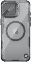 Nillkin Iceblade Prop Magnetic Apple Apple iPhone 16 dėklas telefonui juodos spalvos