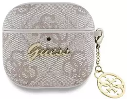 Guess 4G Charm Collection - dėklas skirtas AirPods 4 (Rožinė)