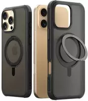 Dėklas Araree etui Duple M Stand iPhone 16 Pro Max 6.9" juoda/juodas AR20-02114A