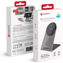 Wireless charger Forcell F-Energy Flip Charge USB C Qi2 15W compatible with MagSafe sidabrinis 0INT