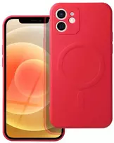 Dėklas Oem Case for iPhone 12 MINI Silicone Mag Cover compatible with MagSafe (camera protection) red