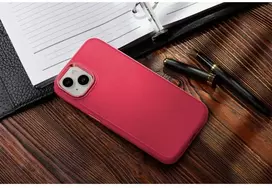 OEM dėklas, skirtas iPhone 13 MINI, rėmelis, rausvai raudonas