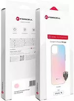 Dėklas Case for iPhone 16 PRO MAX Forcell F-Protect Mirage compatible with Magsafe Military Drop-Test pinky mėlynas