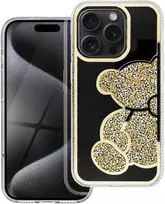Dėklas Oem Case for iPhone 11 Teddy Bear auksinis