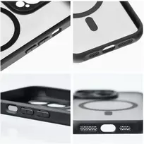Dėklas Oem Case for iPhone 12 Full Matte Mag Cover compatible with MagSafe juodas