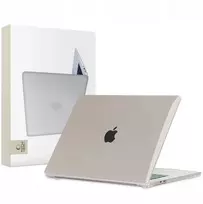 Tech-Protect SmartShell dėklas, skirtas MacBook Air 15" M2 / M3 / 2023-2024 - Skaidrus