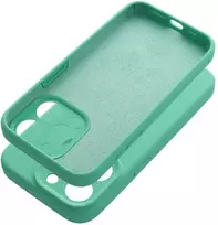 Oem dėklas, skirtas iPhone 16, silikoninis 2 mm (kameros apsauga), mėtų spalvos