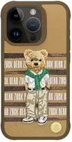 MyScreen ZUCK BEAR dėklas SAN FRANCISCO FORTUNE, skirtas IPHONE 15 Pro Max auksiniam meškinui