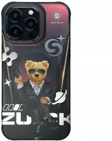 4Tel ZUCK BEAR dėklas BERLIN BOSS MAG suderinamas su MagSafe, skirtas IPHONE 16 Pro Max eins suave