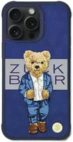4Tel ZUCK BEAR dėklas PARIS GENTLEMAN, skirtas IPHONE 15 Pro kostiumui