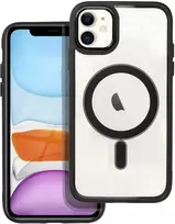 Dėklas Oem Case for iPhone 11 Color Edge Mag Cover compatible with MagSafe juodas
