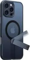 Dėklas Torras Pstand Spin Case, skirtas iPhone 16 ProMax (juodas)