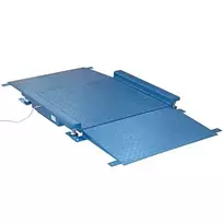 Virtuvinės svarstyklės Žemo profilio platforma FLPC-1 su indikatoriumi DFWL 600 kg