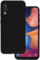 Dėklas Topt Galinis dangtelis Matinis skirtas Samsung Galaxy A20E juodos spalvos