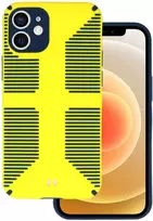 Tel Protect Grip dėklas skirtas Apple iPhone 12 Mini geltonos spalvos