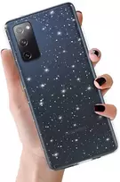 Topt Crystal Glitter dėklas skirtas Samsung Galaxy S20 FE/Lite sidabro spalvos