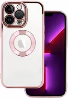 Topt Beauty skaidrus dėklas skirtas Apple iPhone 12 Pro rožinės spalvos