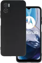 Dėklas Topt Galinis dangtelis Matinis skirtas Motorola E22/E22I juodos spalvos