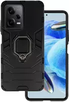Topt Ring Armor dėklas skirtas Xiaomi Redmi Note 12 Pro 5G/Poco X5 Pro juodos spalvos